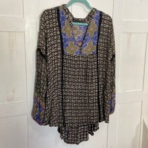 💖 Boho A-line Long Sleeve Top | Women’s Top size small